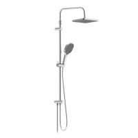 Damixa 940000000 Merkur душ.система: верх.душ 310*200 мм, ручн.душ 3 ф-ции 130*250 мм, штанга 1050-1450, хр