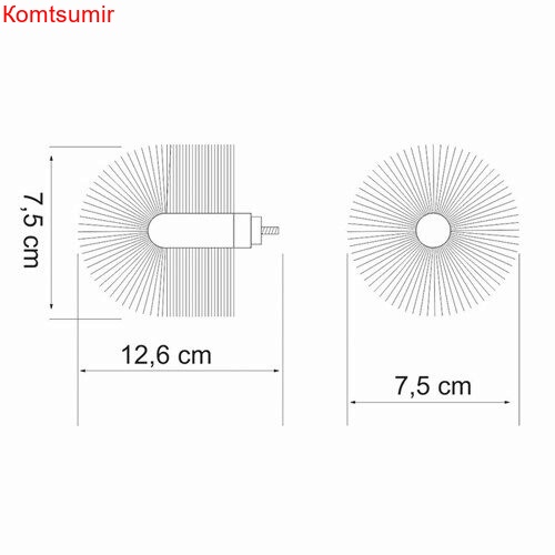 WasserKRAFT K-012 Щетка для унитаза запасная