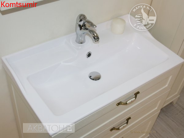 Тумба под раковину AQUATON Леон 80 Н напольная, дуб белый (1A187801LBPS0) Тумба под раковину AQUATON Леон 80 Н напольная, дуб белый (1A187801LBPS0)