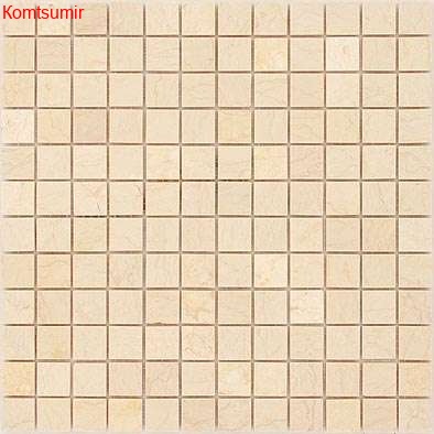 Мозаика Caramelle Mosaic Botticino POL 23x23x7 Мозаика Caramelle Mosaic Botticino POL 23x23x7