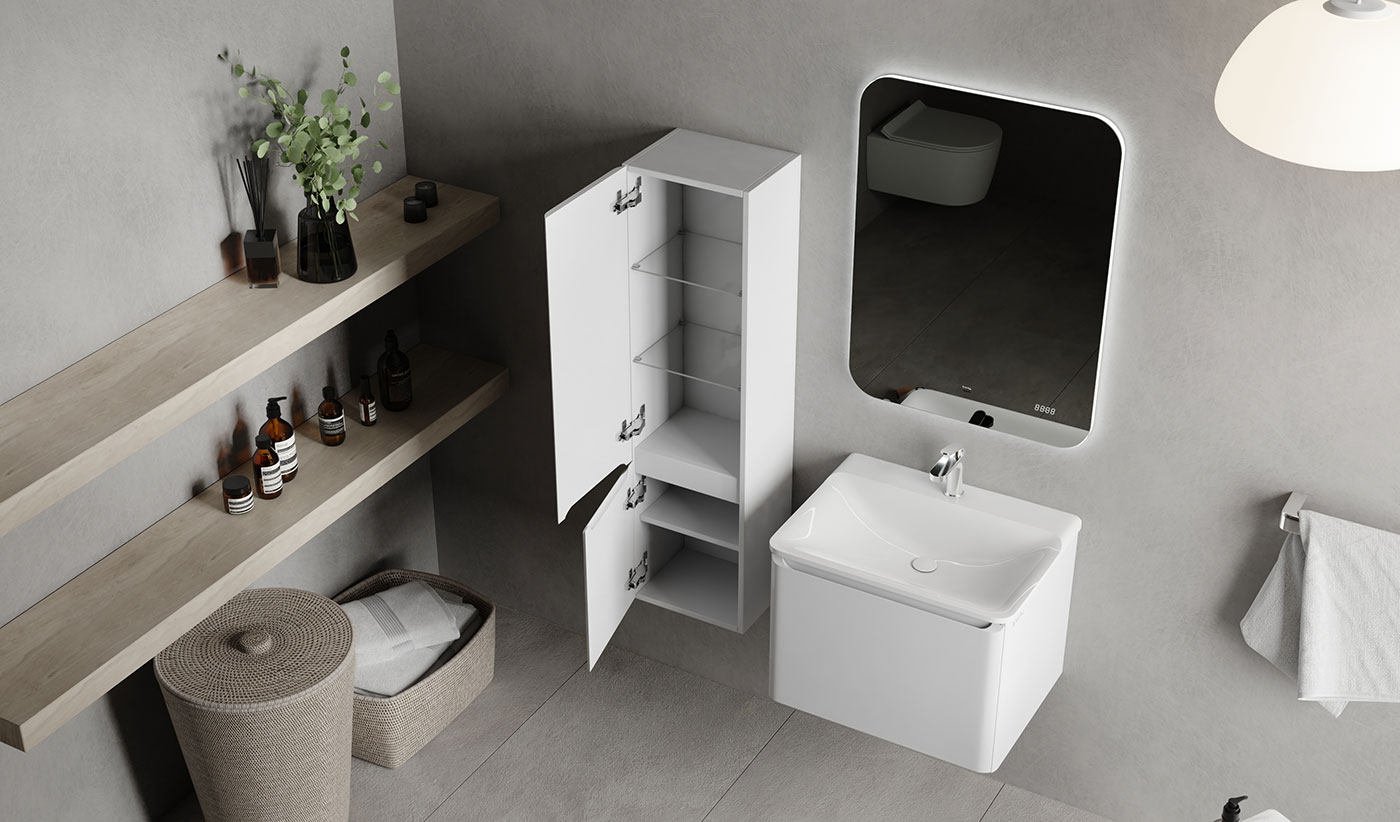 Пенал Welto 120 подвесной Белый