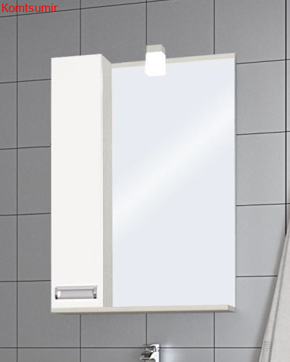 Зеркало-шкаф AQUATON БЕККА 60 белый дуб (1A214602BAC20)