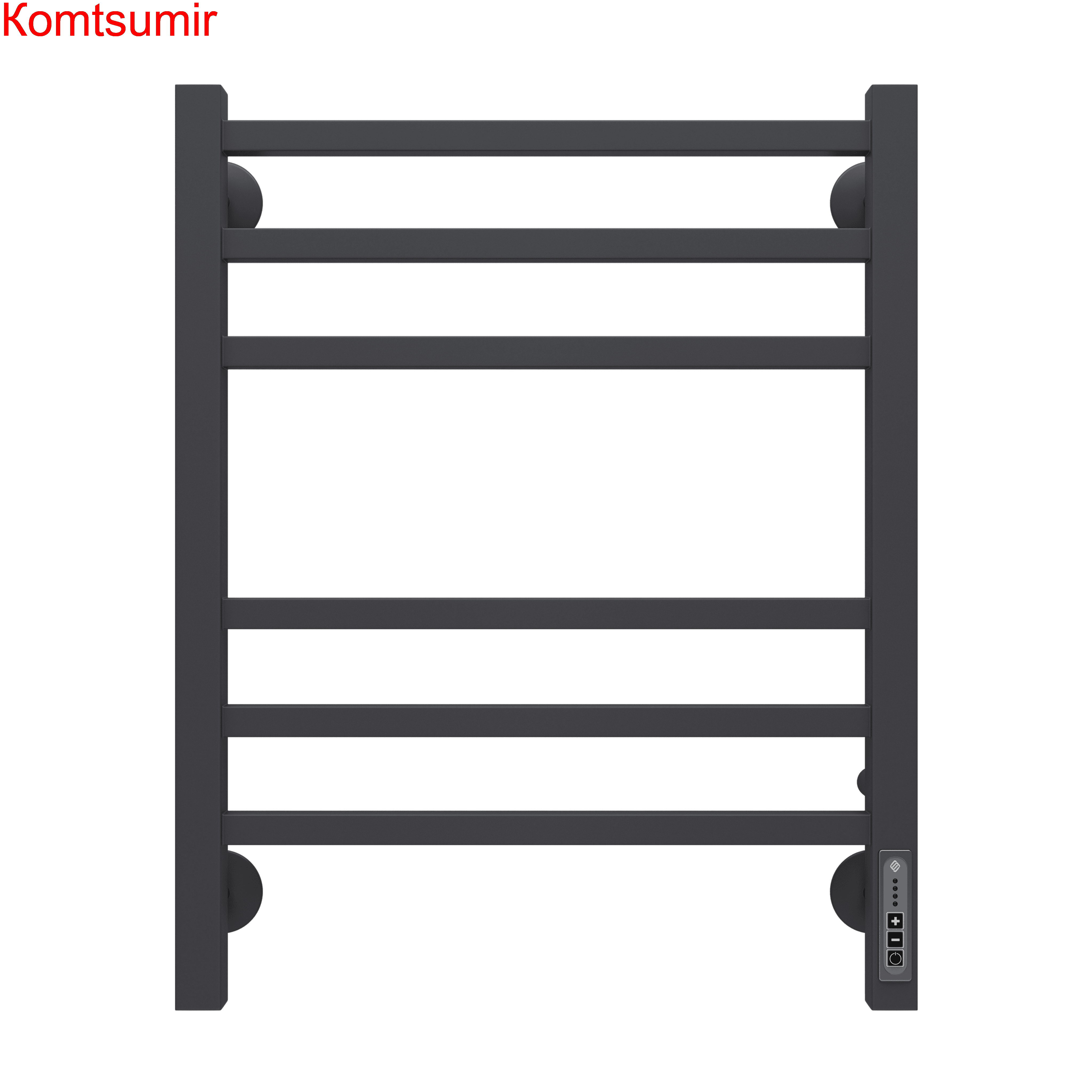 Ватикан П6 450х600 электро КС 9005 матовый  ( new встроен диммер) Полотенцесушитель TERMINUS