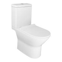 Унитаз-компакт Azario Mons 380х650х790 напольный, безободковый, с быстросъемным сиденьем микролифт (AZ-76004)