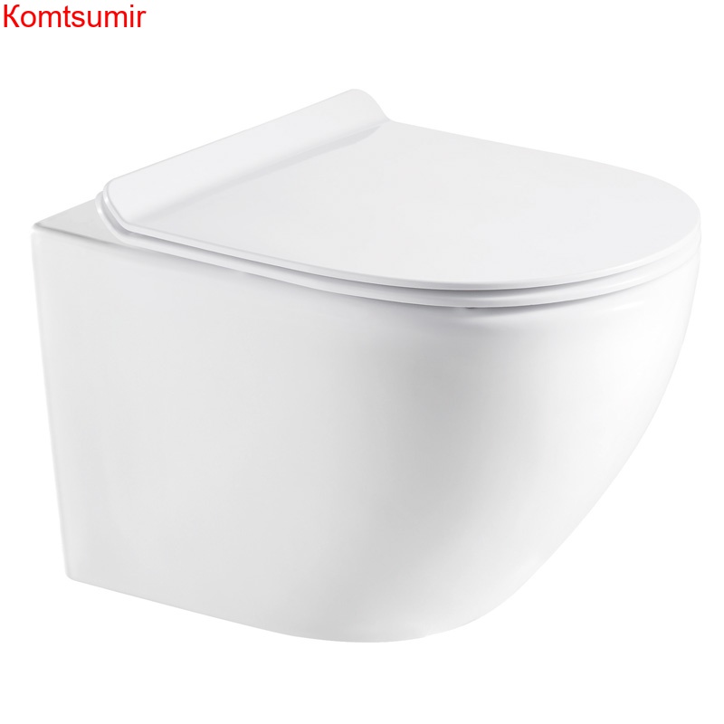 Унитаз подвесной Azario Grado 490х370х360 безободковый с сидением микролифт (AZ-0046)