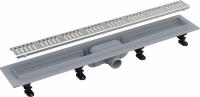 Душевой лоток AlcaPlast APZ10-Simple 950M с решеткой и опорами хром, в пол около стены