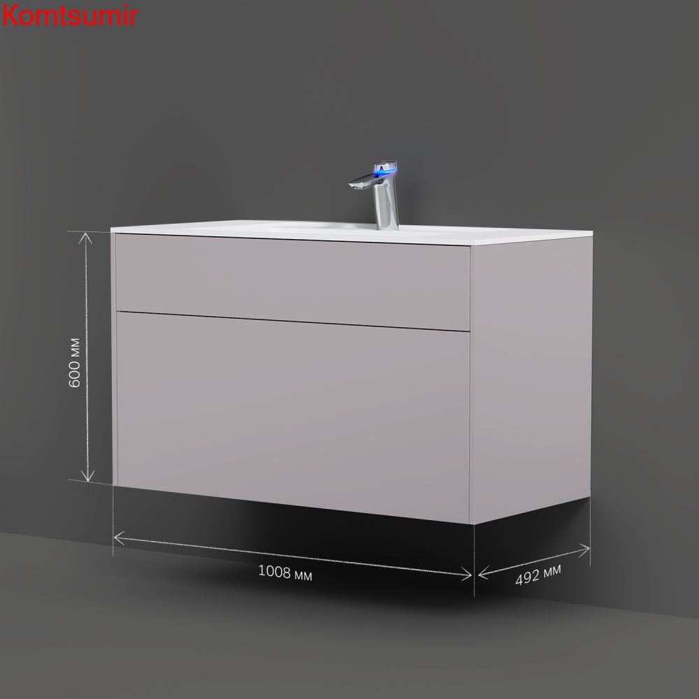 M50AFHX1003EGM Inspire V2.0, База под раковину, подвесная, 100 см, 3 ящика, push-to-open, элегантный M50AFHX1003EGM Inspire V2.0, База под раковину, подвесная, 100 см, 3 ящика, push-to-open, элегантный
