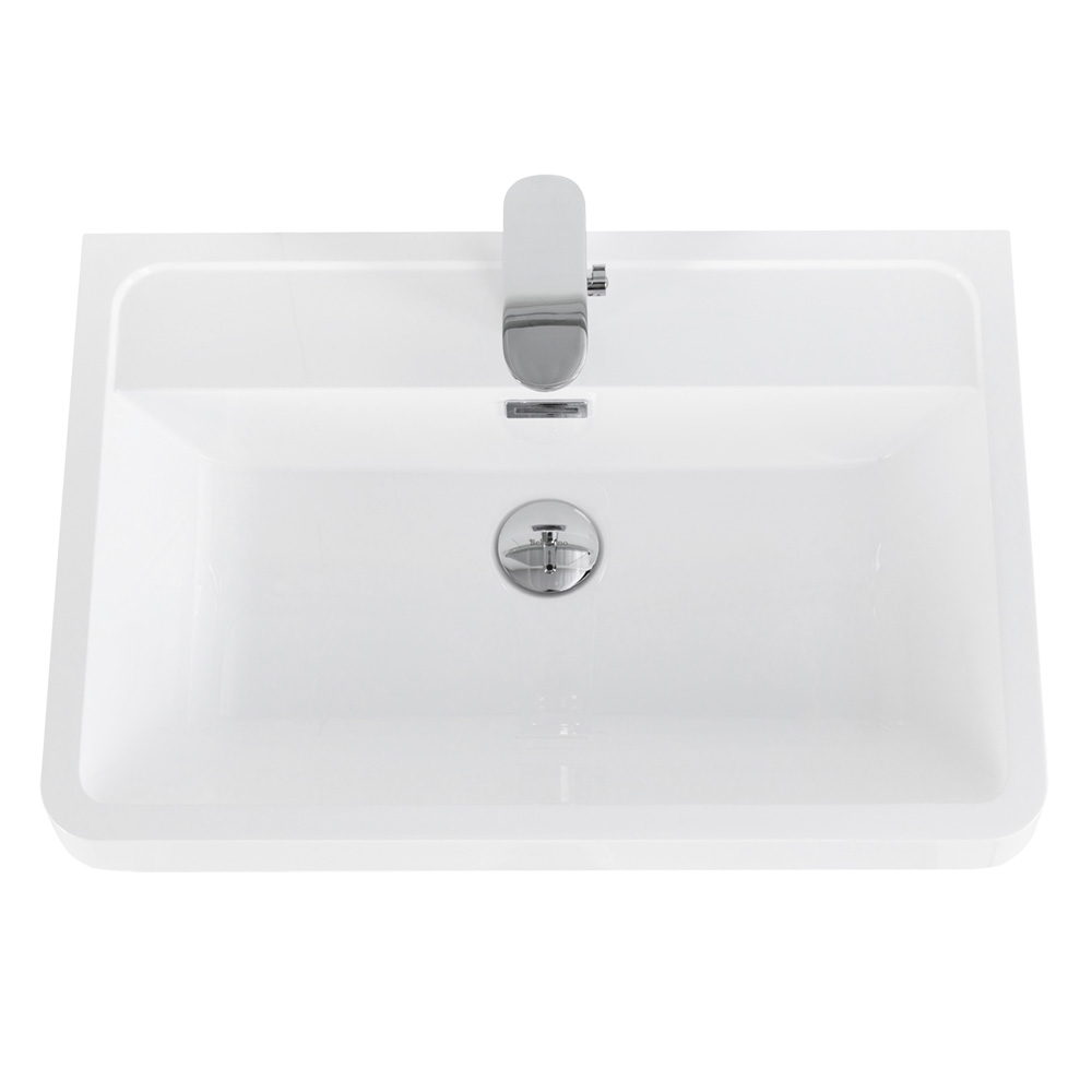 Раковина из искусственного мрамора BelBagno ANCONA-N ENERGIA-N EA-600-LVB