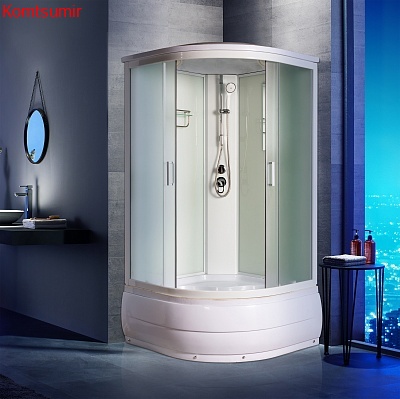 Душевая кабина 100х100х215 Водный Мир ВМ-8611-100