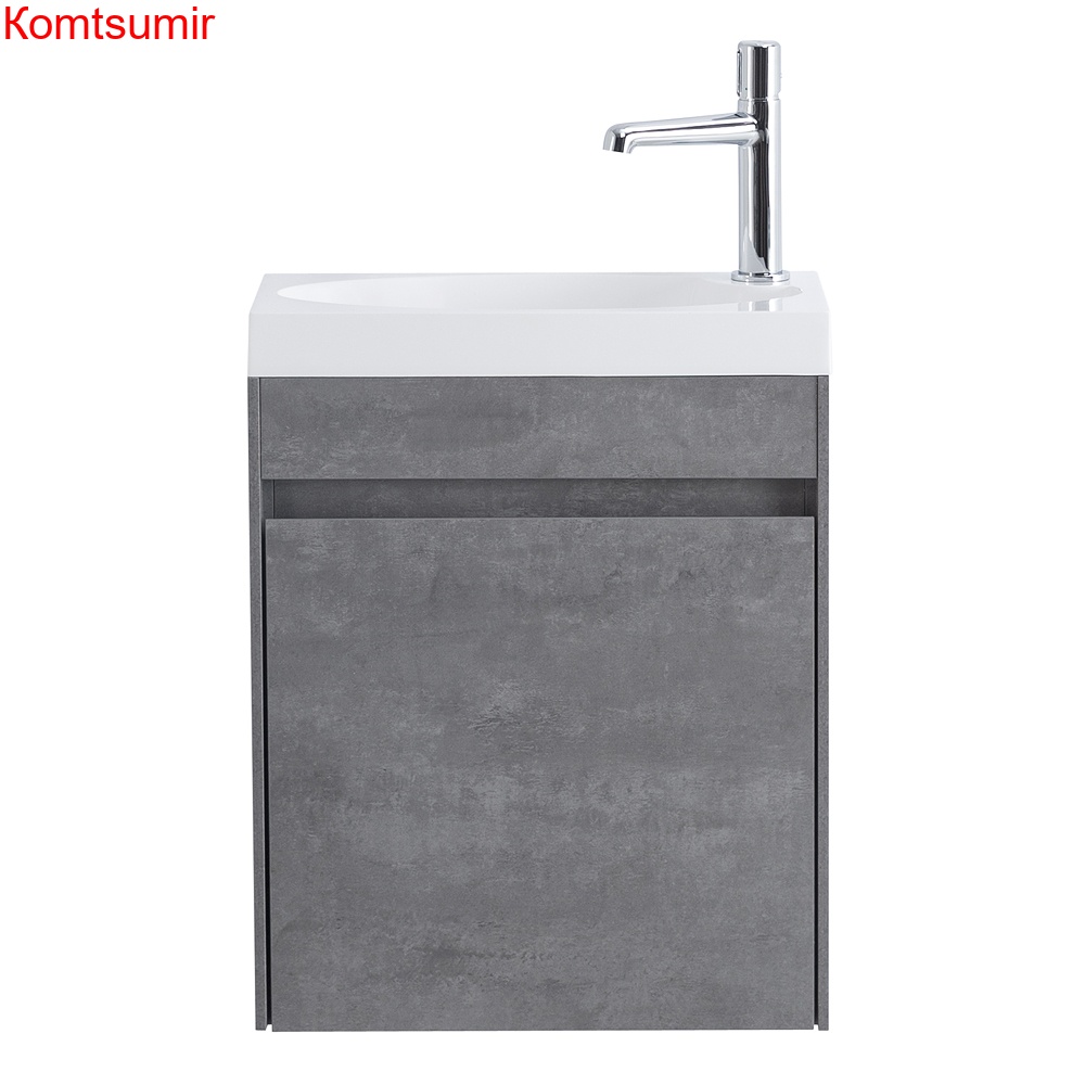 База под раковину подвесная BelBagno PIETRA MINI-460-1A-SO-SCM-R Stucco Cemento