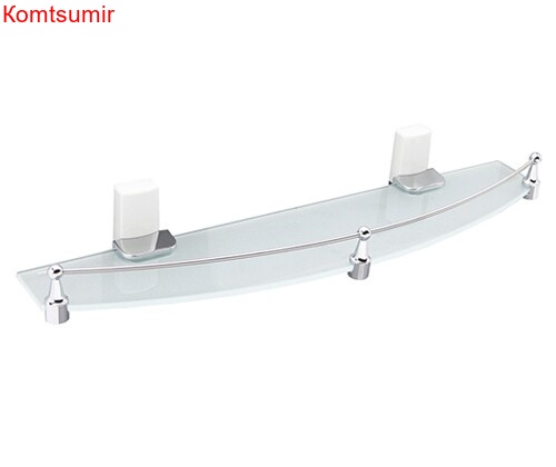 WasserKRAFT Leine K-5044WHITE (ранее К-5024WHITE) Полка стеклянная с бортиком