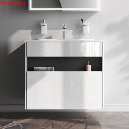 M8FFUX0801WG Func, База с нишей, 1 ящик (pull-out), 80 см, цвет белый глянец M8FFUX0801WG Func, База с нишей, 1 ящик (pull-out), 80 см, цвет белый глянец