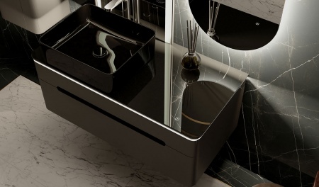 Тумба Shine 100 подвесная антрацит Тумба Shine 100 подвесная антрацит