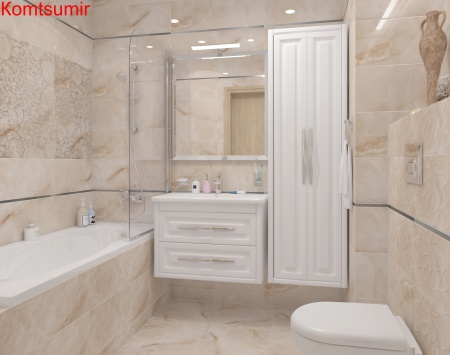Коллекция Cersanit Ivory 750x250 мм Коллекция Cersanit Ivory 750x250 мм