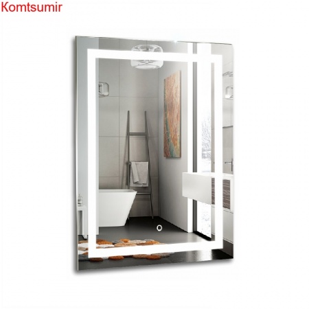 Зеркало AZARIO Рига, сенсорный выключатель Зеркало AZARIO Рига, сенсорный выключатель