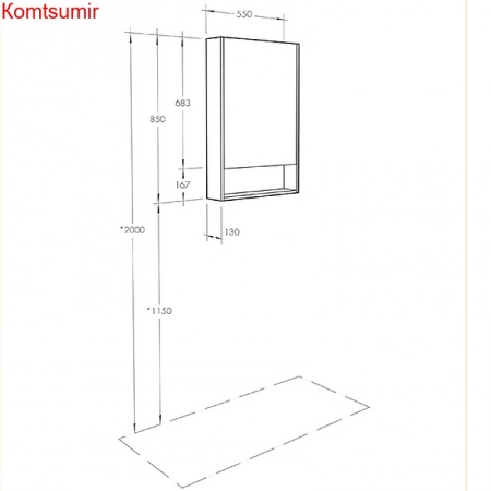 Зеркальный шкаф Aquaton Сканди 55 Белый (1A252102SD010) Зеркальный шкаф Aquaton Сканди 55 Белый (1A252102SD010)