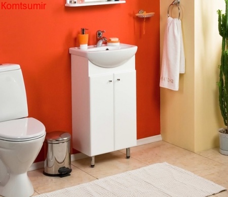 Тумба под раковину AQUATON Мира Н 45 напольная, белая (1A104401MR010) Тумба под раковину AQUATON Мира Н 45 напольная, белая (1A104401MR010)