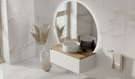 Зеркало Solis new 34 (полукруг-месяц) Зеркало Solis new 34 (полукруг-месяц)