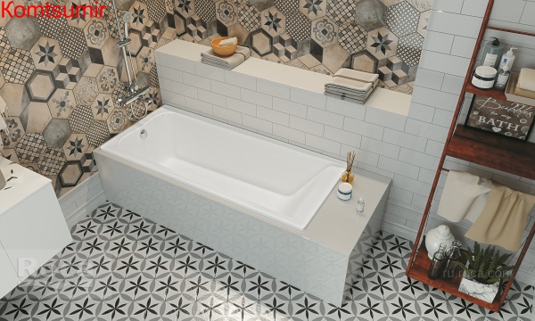 Ванна акриловая Roca ELBA прямоугольная 170х75 белая Ванна акриловая Roca ELBA прямоугольная 170х75 белая