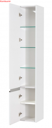 Пенал подвесной AQUATON Капри левый, белый (1A230503KP01L) Пенал подвесной AQUATON Капри левый, белый (1A230503KP01L)