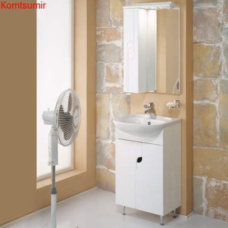 Зеркало-шкаф AQUATON ПАНДА-50 с подсветкой, правое, белое (1A007402PD01R) Зеркало-шкаф AQUATON ПАНДА-50 с подсветкой, правое, белое (1A007402PD01R)