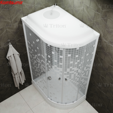 Душевая Кабина Triton Коралл 120*80 НП Л/П Душевая Кабина Triton Коралл 120*80 НП Л/П