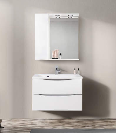 Шкаф подвесной BelBagno MARINO-SPC-800/750-1A-BL-P-L Шкаф подвесной BelBagno MARINO-SPC-800/750-1A-BL-P-L