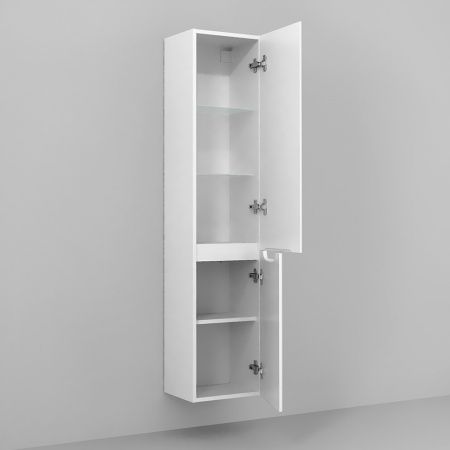 Пенал Wood 150, белый подвесной Пенал Wood 150, белый подвесной