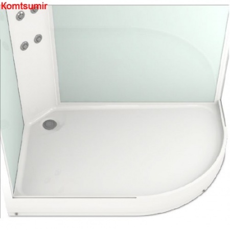 Душевая кабина Domani-Spa Delight 128 L/R чёрное стекло (120*80) Душевая кабина Domani-Spa Delight 128 L/R чёрное стекло (120*80)
