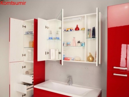 Зеркало-шкаф AQUATON Мадрид 120 с подсветкой, белое (1A113402MA010) Зеркало-шкаф AQUATON Мадрид 120 с подсветкой, белое (1A113402MA010)