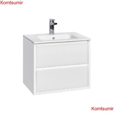 Тумба под раковину AQUATON Римини 60, подвесная, белая (1A226601RN010) Тумба под раковину AQUATON Римини 60, подвесная, белая (1A226601RN010)