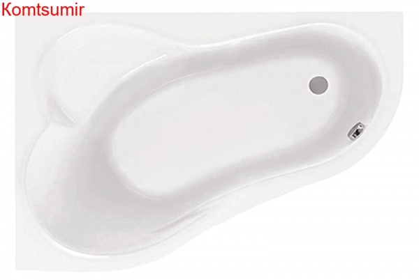 Ванна акриловая Santek Ибица 150х100, левосторонняяя, белая Ванна акриловая Santek Ибица 150х100, левосторонняяя, белая