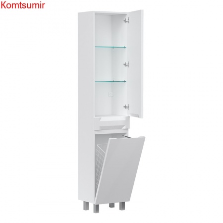 Пенал напольный с корзиной Corner 40 Пенал напольный с корзиной Corner 40