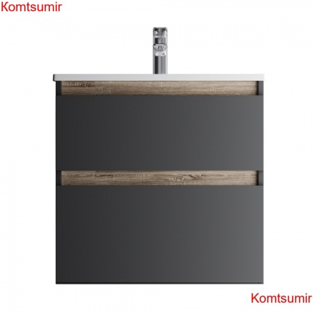 M85AFHX0652BM X-Joy, База под раковину, подвесная, 65 см, 2 ящика, черный матовый M85AFHX0652BM X-Joy, База под раковину, подвесная, 65 см, 2 ящика, черный матовый