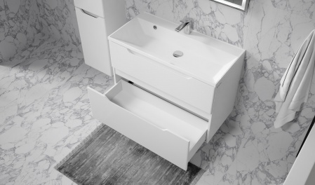 Тумба Wector 90 подвесная белая Тумба Wector 90 подвесная белая