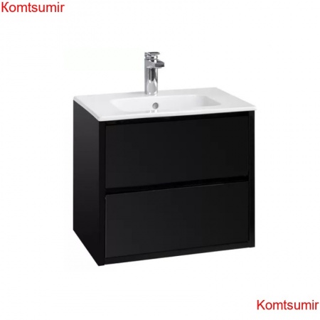 Тумба под раковину AQUATON Римини 60, подвесная, черный глянец (1A226601RN950) Тумба под раковину AQUATON Римини 60, подвесная, черный глянец (1A226601RN950)