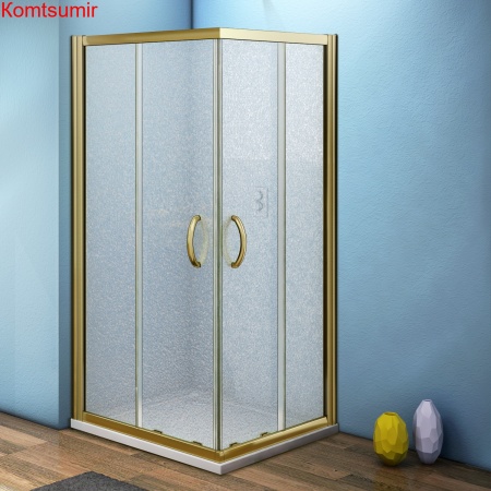 Душевой уголок поддон отдельно 80х80 квадратный Good Door Jazze CR-80-G-BR ДЖ00005 Душевой уголок поддон отдельно 80х80 квадратный Good Door Jazze CR-80-G-BR ДЖ00005