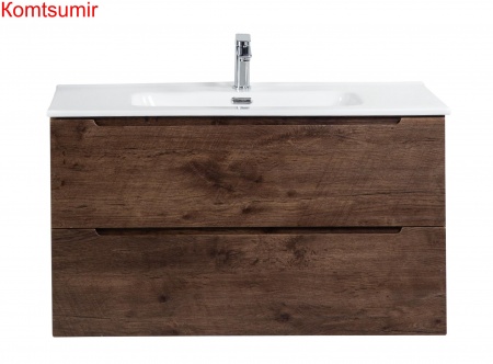 База под раковину подвесная BelBagno ETNA-900-2C-SO-RW-P Rovere Moro База под раковину подвесная BelBagno ETNA-900-2C-SO-RW-P Rovere Moro