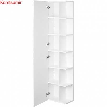 Шкаф пенал Aquaton Сканди 40 с зеркалом, подвесной, белый (1A253403SD010) Шкаф пенал Aquaton Сканди 40 с зеркалом, подвесной, белый (1A253403SD010)