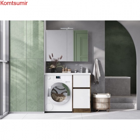 Зеркало-шкаф AQUATON Лондри 100 белый (1A267302LH010) Зеркало-шкаф AQUATON Лондри 100 белый (1A267302LH010)