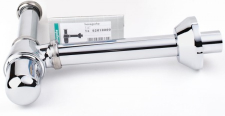 Сифон для раковины Hansgrohe 52010000 хром Сифон для раковины Hansgrohe 52010000 хром