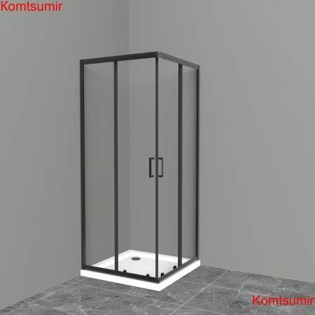 Душевой уголок BelBagno UNO-195-A-2-90-C-NERO Душевой уголок BelBagno UNO-195-A-2-90-C-NERO