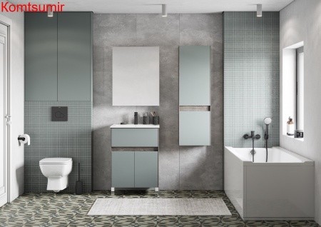 Пенал подвесной Aquaton Форест 40 см, дуб рошелье/сумеречный голубой (1A278603FR9C0) Пенал подвесной Aquaton Форест 40 см, дуб рошелье/сумеречный голубой (1A278603FR9C0)