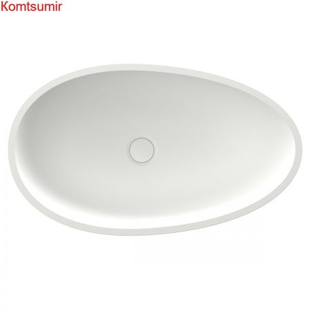 Раковина AZARIO 650x400x200 накладная из искусственного камня, белая матовая (AZ-1216S) Раковина AZARIO 650x400x200 накладная из искусственного камня, белая матовая (AZ-1216S)
