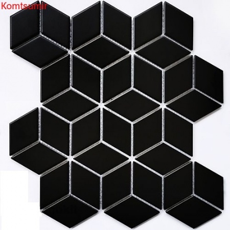 Мозаика Landa Black matt 6*48*48 267,4*309 Мозаика Landa Black matt 6*48*48 267,4*309