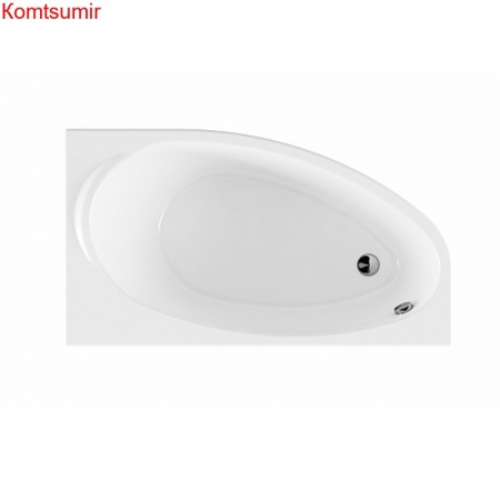 Ванна акриловая Roca CORFU 160x90 асимметричная правая белая Ванна акриловая Roca CORFU 160x90 асимметричная правая белая