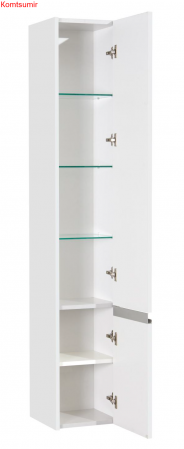 Пенал подвесной AQUATON Капри правый, белый (1A230503KP01R) Пенал подвесной AQUATON Капри правый, белый (1A230503KP01R)