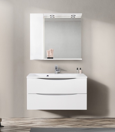Шкаф подвесной BelBagno MARINO-SPC-900/750-1A-B Шкаф подвесной BelBagno MARINO-SPC-900/750-1A-B