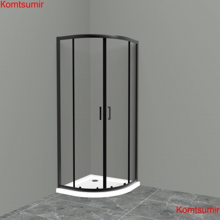 Душевой уголок BelBagno UNO-195-R-2-90-C-NERO Душевой уголок BelBagno UNO-195-R-2-90-C-NERO