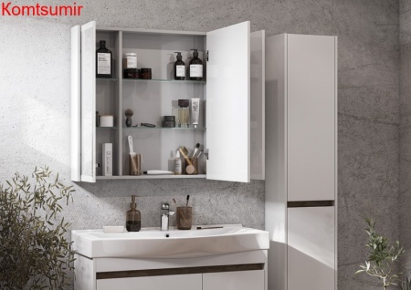 Зеркало-шкаф AQUATON Нортон 100 белое (1A249302NT010) Зеркало-шкаф AQUATON Нортон 100 белое (1A249302NT010)